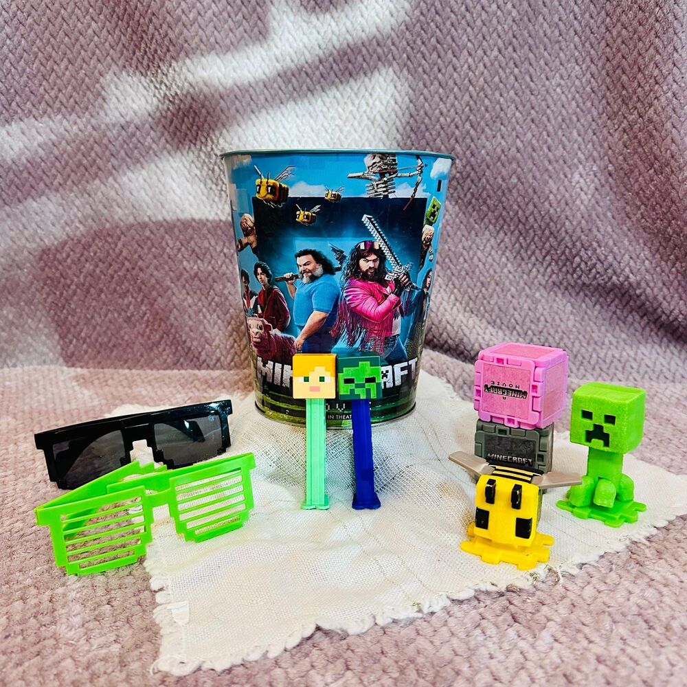 Minecraft Movie Bucket and extras